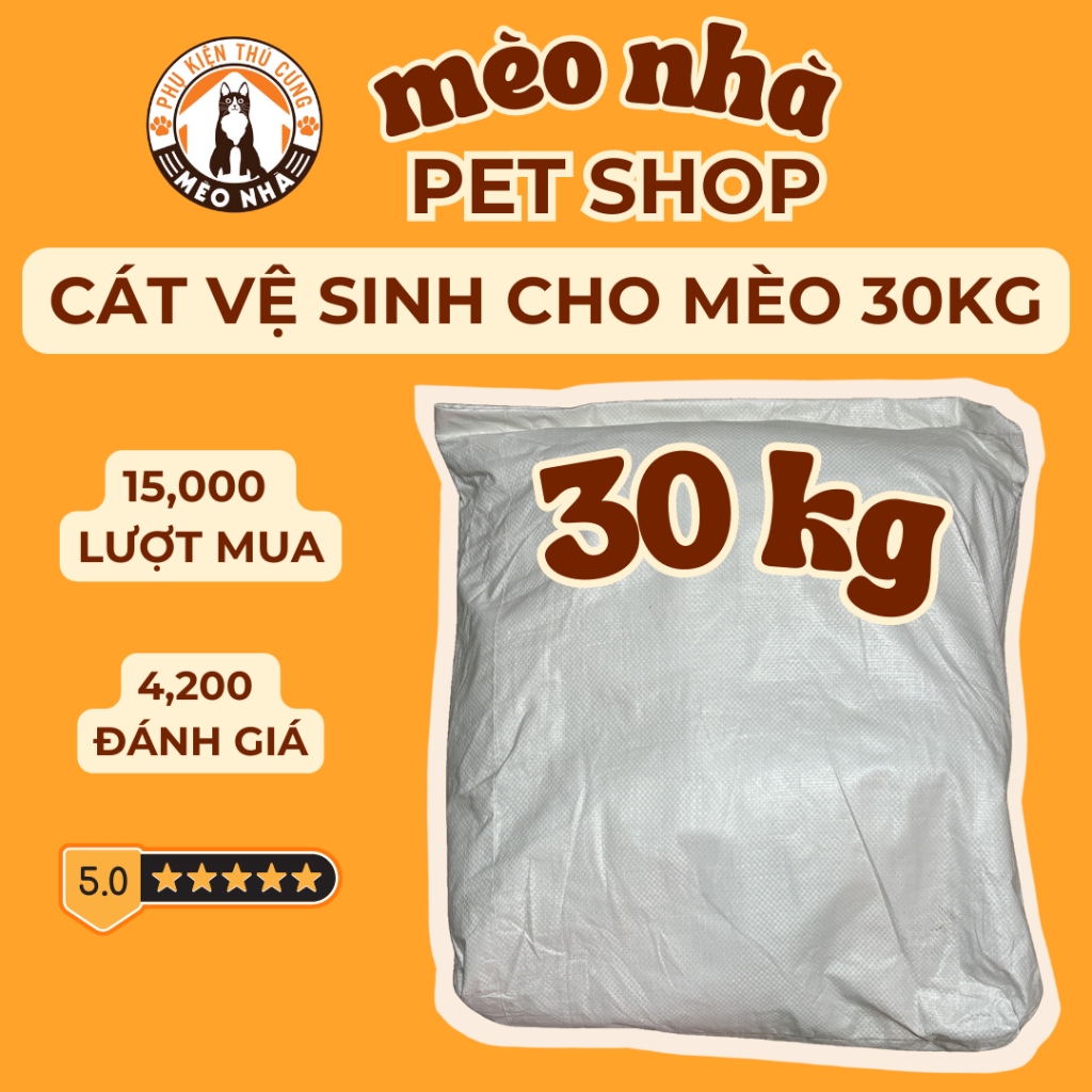 Cát bao xá 30kg không mùi
